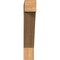 Ekena Millwork Traditional Block Smooth Bracket, Western Red Cedar, 5 1/2"W x 30"D x 30"H BKT06X30X30TRA05SWR - alternate 4